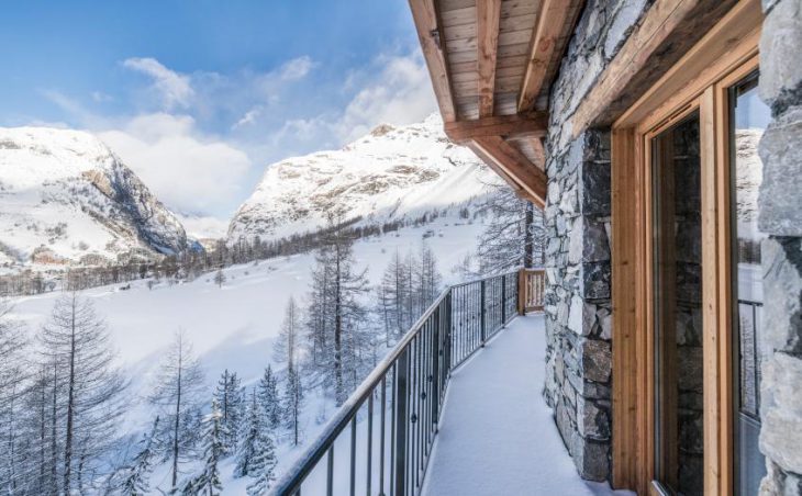 Chalet O Valala, Val d'Isere, Balcony